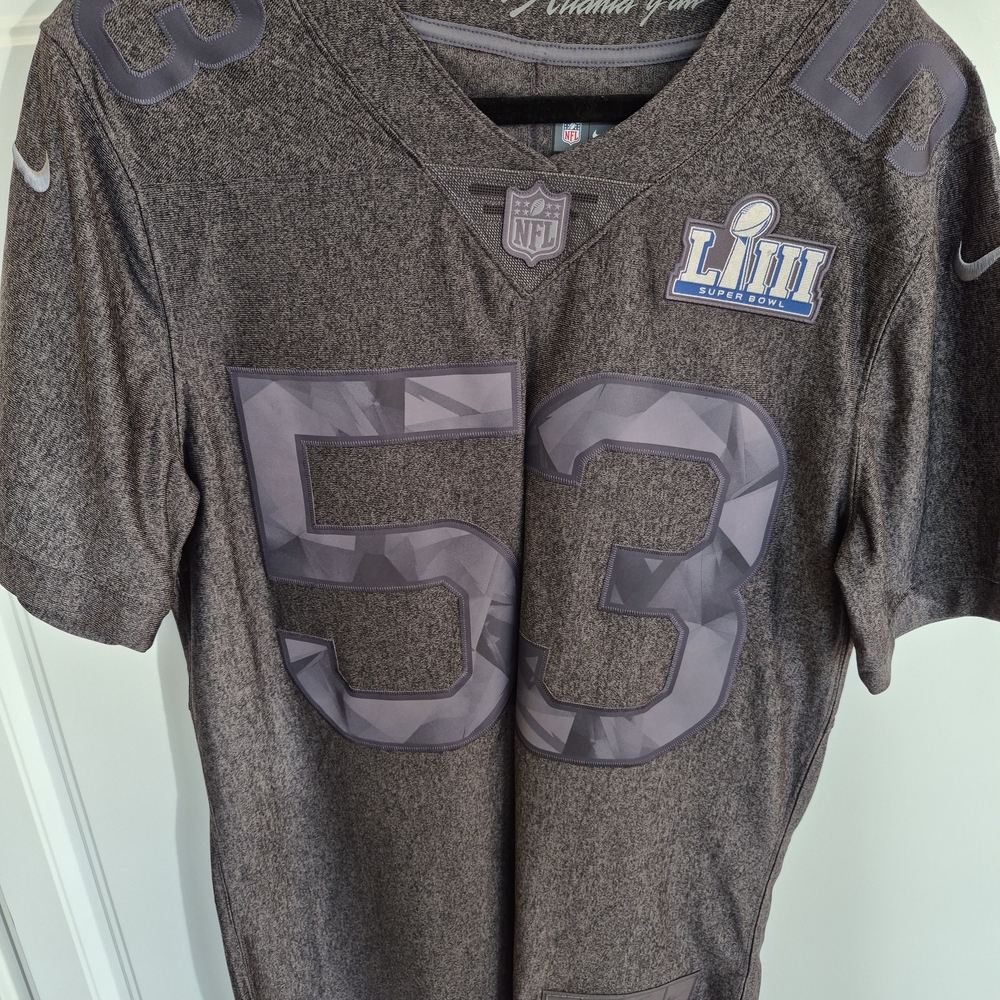 Nike NFL ATLANTA SUPERBOWL 53  Gray Jersey S/CH